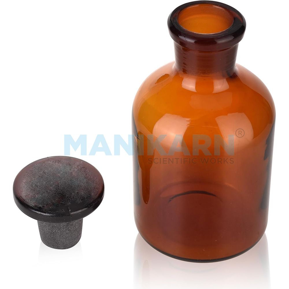 Reagent bottle glass stopper (Amber)