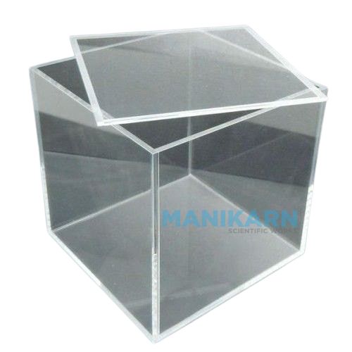 RECTANGULAR ACRYLIC SPECIMEN JAR