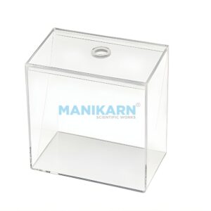 RECTANGULAR ACRYLIC SPECIMEN JAR
