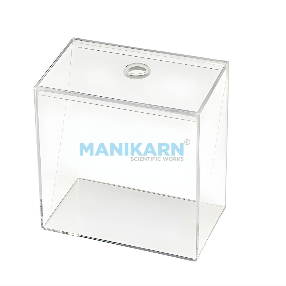 RECTANGULAR ACRYLIC SPECIMEN JAR